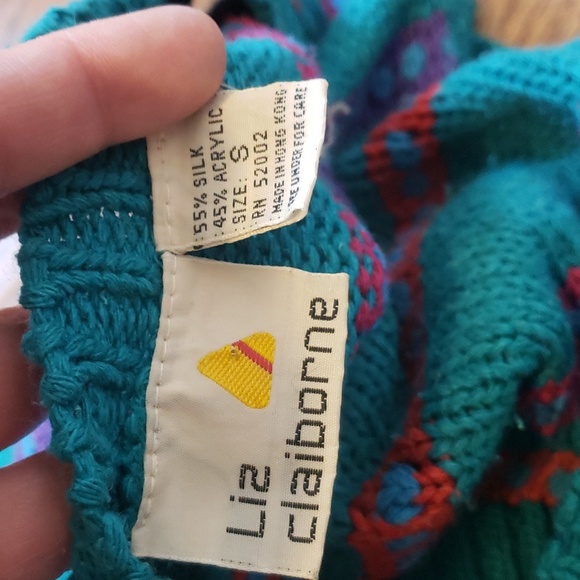 Liz Claiborne Vintage Sweater Vest - Picture 7 of 12